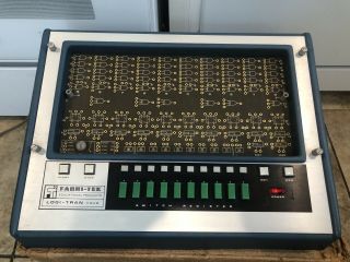 RARE VTG 1960 ' s Fabri - Tek LOGI - TRAN FOUR Computer Circuit Logic Trainer w/ Box 2