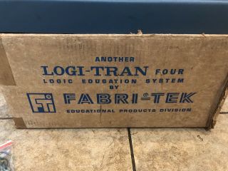 RARE VTG 1960 ' s Fabri - Tek LOGI - TRAN FOUR Computer Circuit Logic Trainer w/ Box 3
