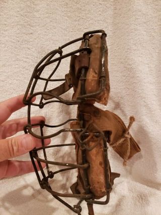 VERY RARE EARLY 1900 ' s Metal Catcher ' s Mask,  VERY COOL 2