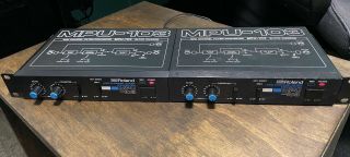 2 Roland Mpu - 103 Midi Channel Filter Converters W/roland Rack - Rare