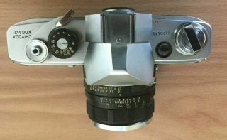 RARE Minolta SR - 2 Camera w/55/1.  8 lens,  cap,  case & manuals - 2