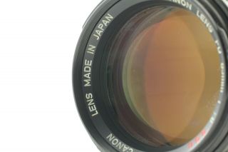 [Exc,  4 RARE O] Canon FD 85mm f/1.  8 SSC S.  S.  C MF Lens FD Mount SLR from Japan 139 2