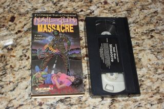 Nail Gun Massacre VHS Horror SOV Magnum Video Rare HTF OOP Gore 2