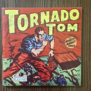 Mighty Midget Comics Tornado Tom 12 Vf Dec 1942 Golden Age Very Rare