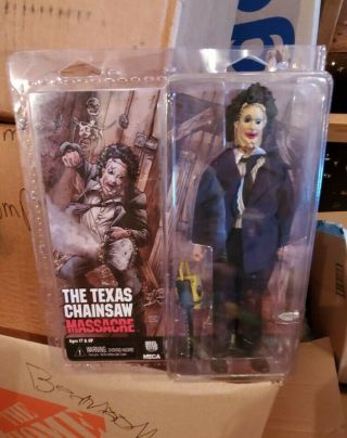 2015 Neca Reel Toys The Texas Chainsaw Massacre Leather Face Figure Makeup