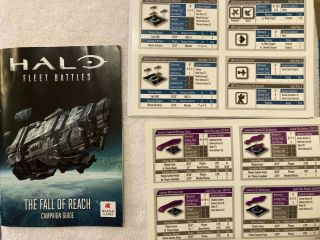 RARE FIND Complete Halo Fleet Battles Fall of Reach 2