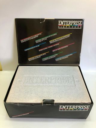 ENTERPRISE 64 Home Computer System - Rare PAL Vintage  Boxed - 28 2