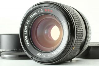[ex4 Rare O Lens] Canon Fd 35mm F2 S.  S.  C Ssc Wide Angel Mf Lens Japan 4015