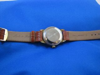 Vintage Gub Glashutte Mens Automatic Wristwatch,  rare decorated dial.  Circa 1955 3
