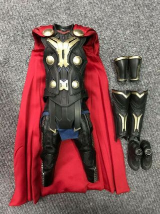 1/6 Hot Toys Mms224 Avengers Thor The Dark World Chris Hemsworth Armor Suit
