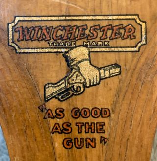 Rare Vintage Winchester “ranger” Wood Tennis Racket “as Good As The Gun”