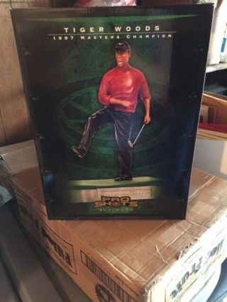 2009 Upper Deck Pro Shots Ultimate Tiger Woods 1997 Masters Champions Statue