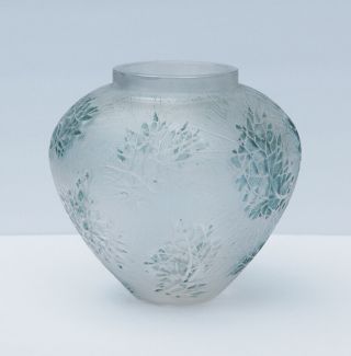 RARE Authentic Rene R.  Lalique Esterel Vase 6 