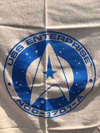 Rare Star Trek Vi: The Undiscovered Country Blanket - In Bag,  With Certificate