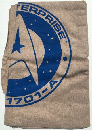 Rare Star Trek VI: The Undiscovered Country Blanket - In Bag,  with Certificate 3
