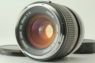 【near Rare O】 Canon Fd 35mm F2 Mf Wide Angle Lens Fd Mount From Japam 127