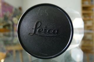 Leitz Leica M Body Cap Cover Brass Type 1 For M3 M2 M4 Mp Black Paint Very Rare