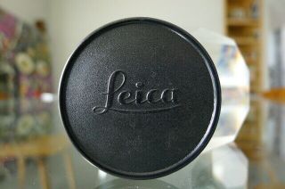 Leitz Leica M BODY CAP COVER BRASS TYPE 1 FOR M3 M2 M4 MP BLACK PAINT VERY RARE 3