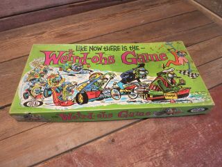 Vintage Rare 1964 Ideal The " Weird - Ohs Game " Table Game Board - Complete