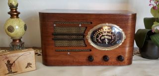 Vintage Detrola Am/sw Tube Radio 159x (1937) Rare & Beautifully Restored