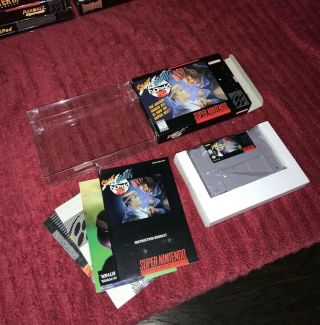 Street Fighter Alpha 2 Nintendo Snes Cib Complete Rare