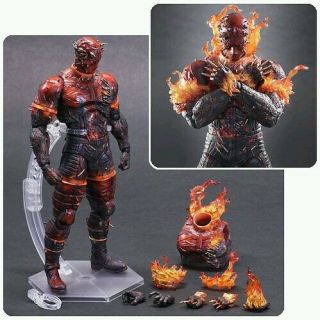 Metal Gear Solid V: The Phantom Pain The Man On Fire Play Arts Kai Figure