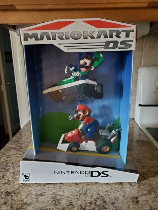 Mario Kart Ds Nintendo Cardboard Promotional Promo Store Marketing Display Rare