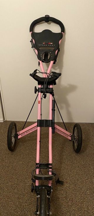 Sun Mountain Golf Speed Cart Push/pull Pink Rare Colorway Pga Cart