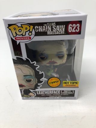 Funko Pop Leatherface Hot Topic Chase Exclusive 623 Texas Chainsaw Massacre