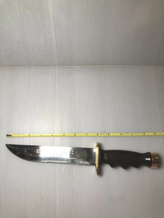 Very Rare Vintage Amf Swimaster Stainless And Gold Scuba 8inch Knife Usa