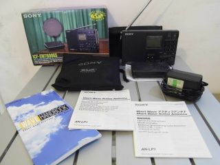 Very Rare Sony Icf - Sw7600gs Icf - Sw7600g World Band Radio,  An - Lp1 Antenna Set