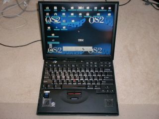 IBM Thinkpad 600 Laptop with OS/2 WARP 3 and DOS Dual Boot,  Very Rare 2