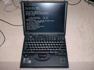 IBM Thinkpad 600 Laptop with OS/2 WARP 3 and DOS Dual Boot,  Very Rare 3