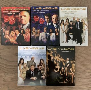 Las Vegas Complete Seasons 1 - 5 1,  2,  3,  4,  5 Uncut Nbc Tv Show Rare Dvd