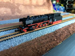 Z Scale Marklin 88831 Steam Locomotive 2 - 10 - 0 Led Light - Dcc Rare