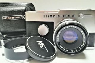 Olympus Pen Ft F.  Zuiko Auto - S 38mm F1.  8 W/rare Food [ N. ,  /super Clean]