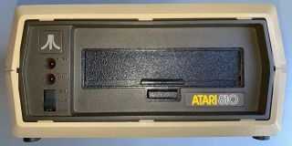 Atari 810 Floppy Disk Drive Brown Box Rare DOS 1.  0 Version 2