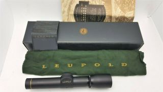 Leupold M8 - 2x20mm Extended Eye Relief Pistol Scope - Rare Matte Finish