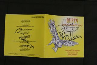 Queen Signed Brian May And Roger Taylor Rare Single Photo Proof Autograph
