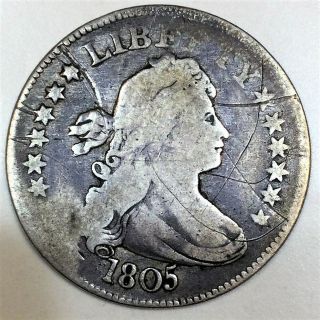 1805 Draped Bust Quarter Coin Rare Date