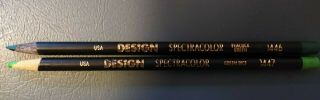 150 Design Spectracolor Colored Pencils.  Made in USA.  RARE. 3