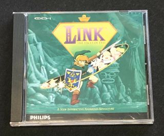 Philips Cd - I; Link: The Faces Of Evil; Rare Cdi Video Game; Zelda; 1993