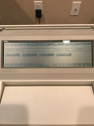 TWO - Rare Vintage HP (110) Portable 45710A laptop computers - 1984 2