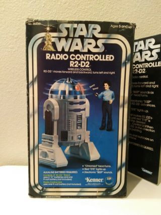 Vtg 1977 1978 Star Wars Rc Robot Radio Controlled R2d2 Droid - Box