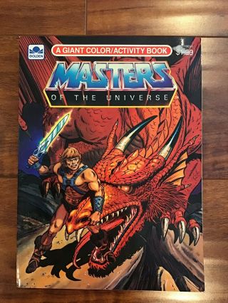 Masters Of The Universe A Giant Color Activity Book