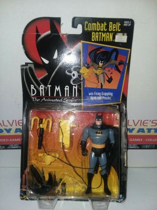 Kenner Vintage Animated Series Combat Belt Batman 100 Complete Bad Card