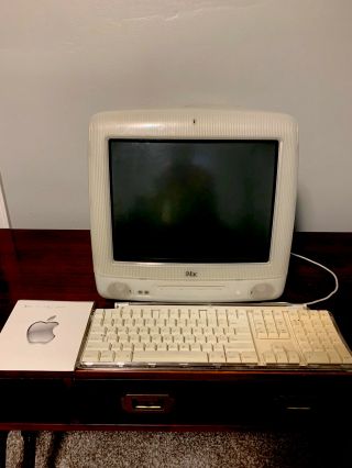 Vintage Apple iMac G3 White,  600 MHz,  256 MB Rare with Keyboard 2
