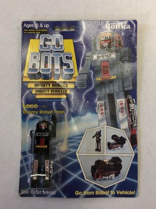 Tonka Go Bots Gobot Loco 05 Enemy Robot Train 1983 Moc