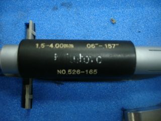 Mitutoyo 526 - 165 bore gauge.  060 -.  157 