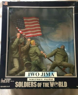Soldiers Of The World Iwo Jima World War 2 1941 - 1945 Flag Raising Cat 98399